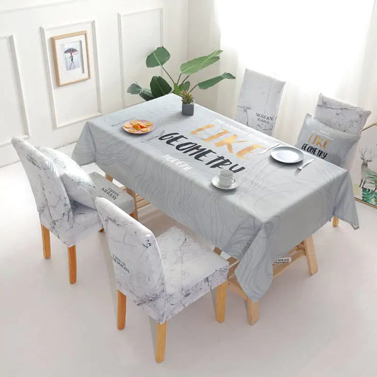 Cotton Linen Waterproof Disposable Rectangular Table Mat