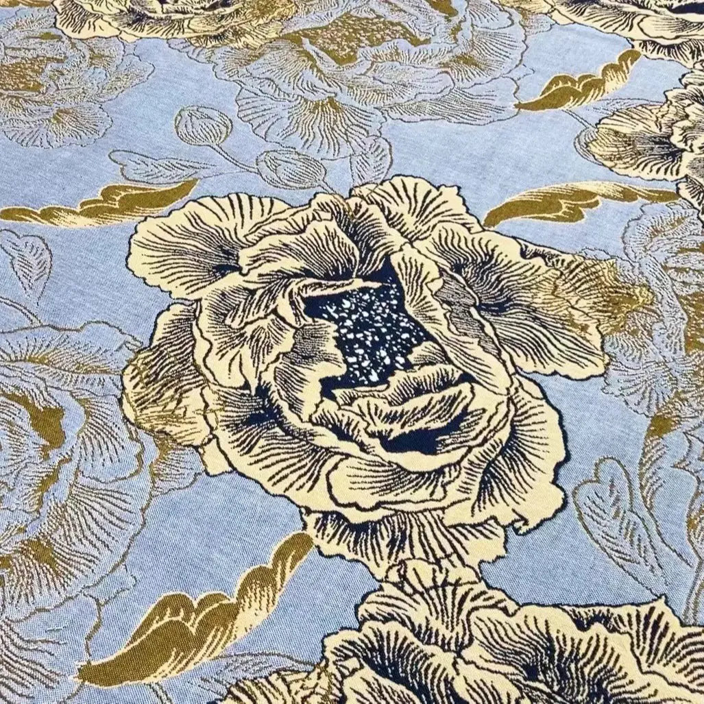 Cotton Floral Pattern Blanket 230x250 cm