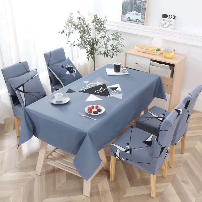 Cotton Linen Waterproof Disposable Rectangular Table Mat