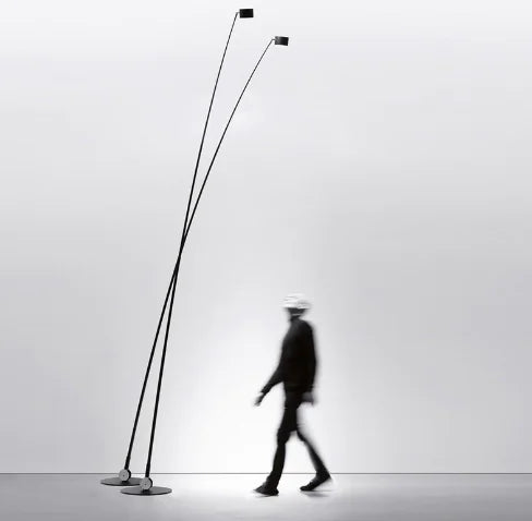 SANDYHA Minimalist Long Pole LED Floor Lamp (One Set)