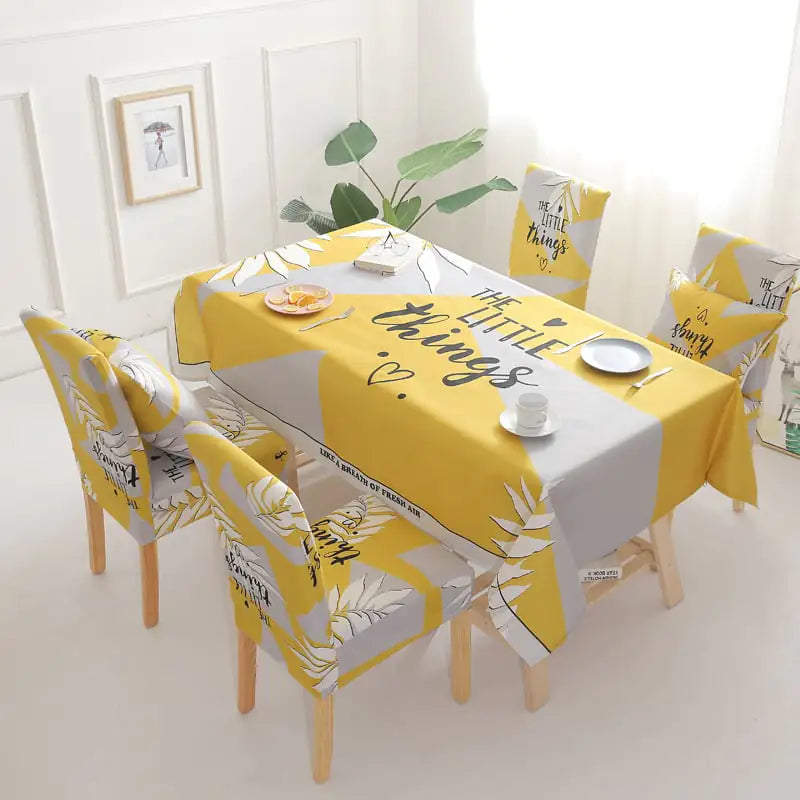Cotton Linen Waterproof Disposable Rectangular Table Mat