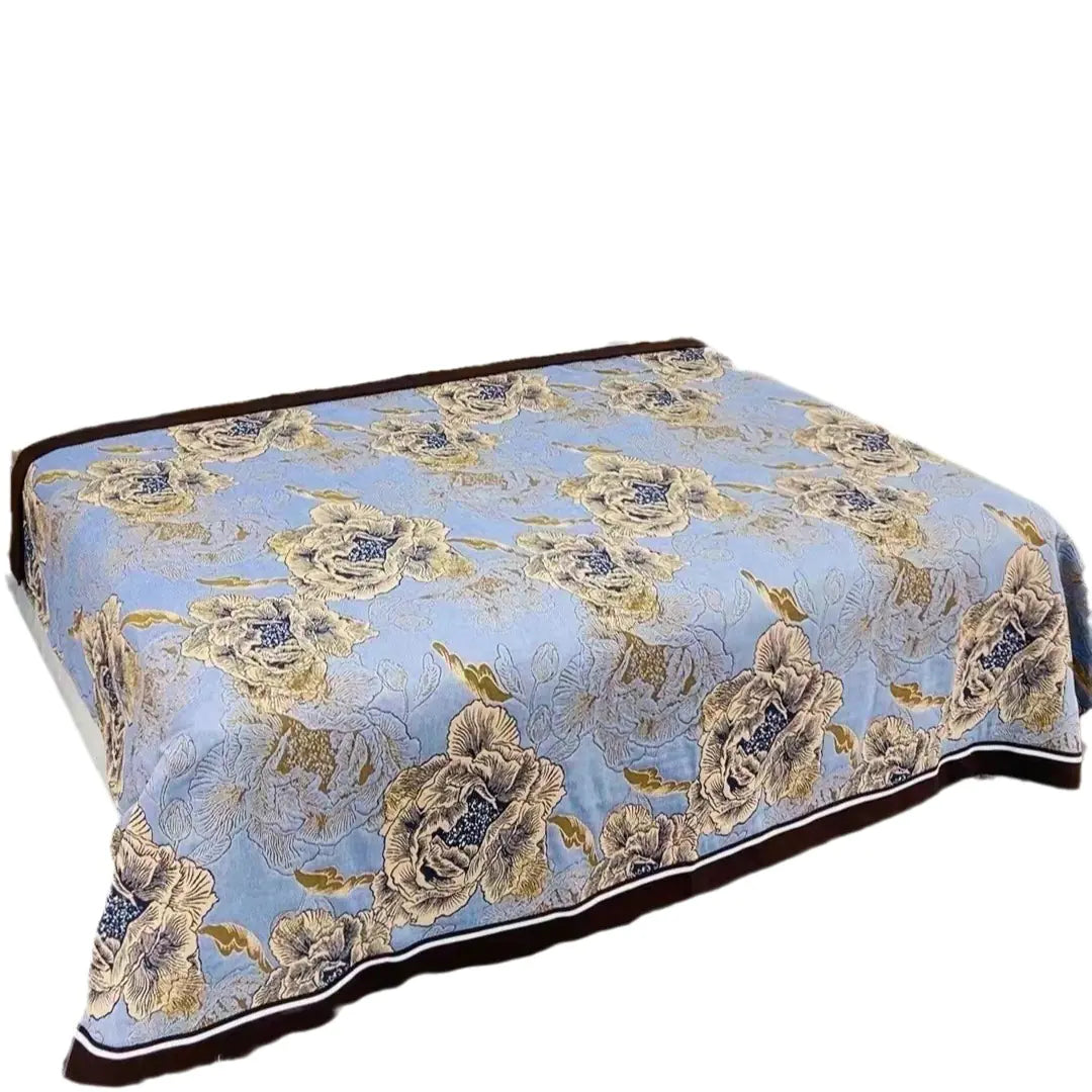 Cotton Floral Pattern Blanket 230x250 cm