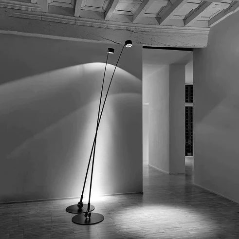 SANDYHA Minimalist Long Pole LED Floor Lamp (One Set)